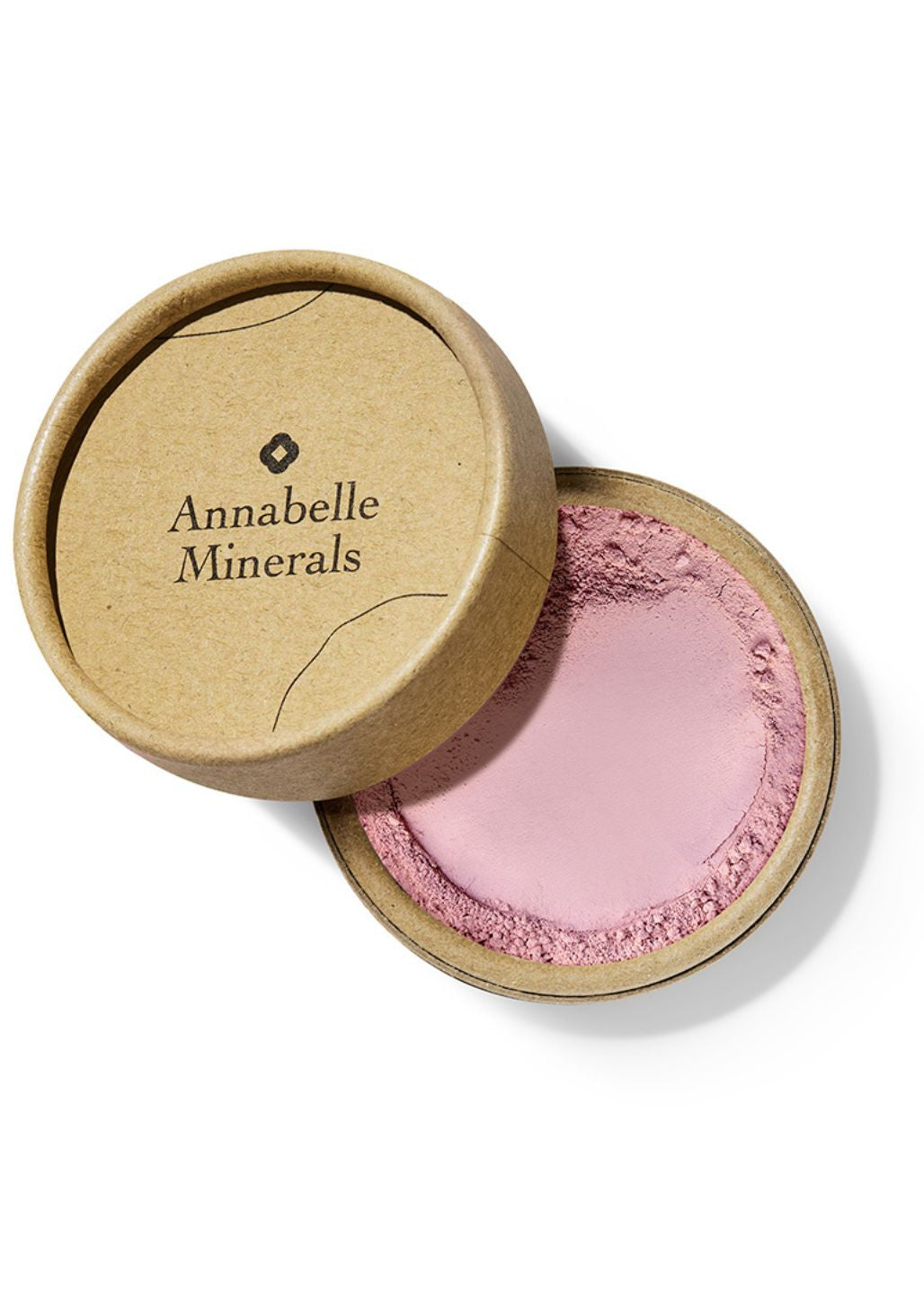 Papierowe opakowanie różu mineralnego Annabelle Minerals w odcieniu Rose