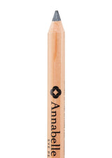 Szara kredka do oczu Forest Sky Annabelle Minerals w drewnianej oprawie na jasnym tle