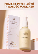 Nowoczesny nawilżający krem do twarzy Annabelle Minerals Soft Cream w jasnym opakowaniu