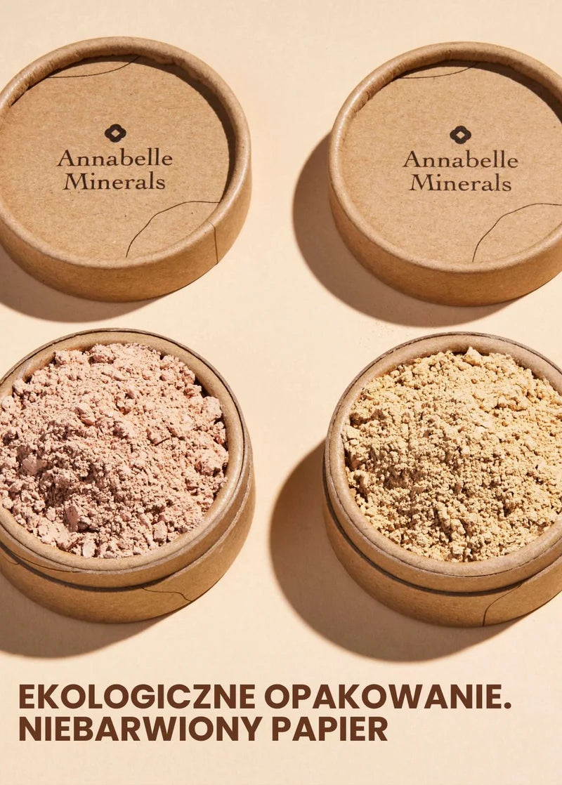 Papierowe pojemniki z podkładami mineralnymi Annabelle Minerals